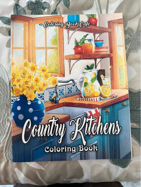 Country Kitchens - Coloring Book